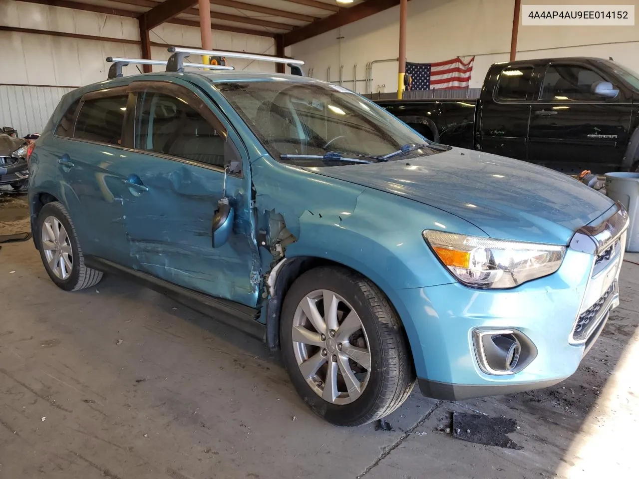 2014 Mitsubishi Outlander Sport Se VIN: 4A4AP4AU9EE014152 Lot: 76880534