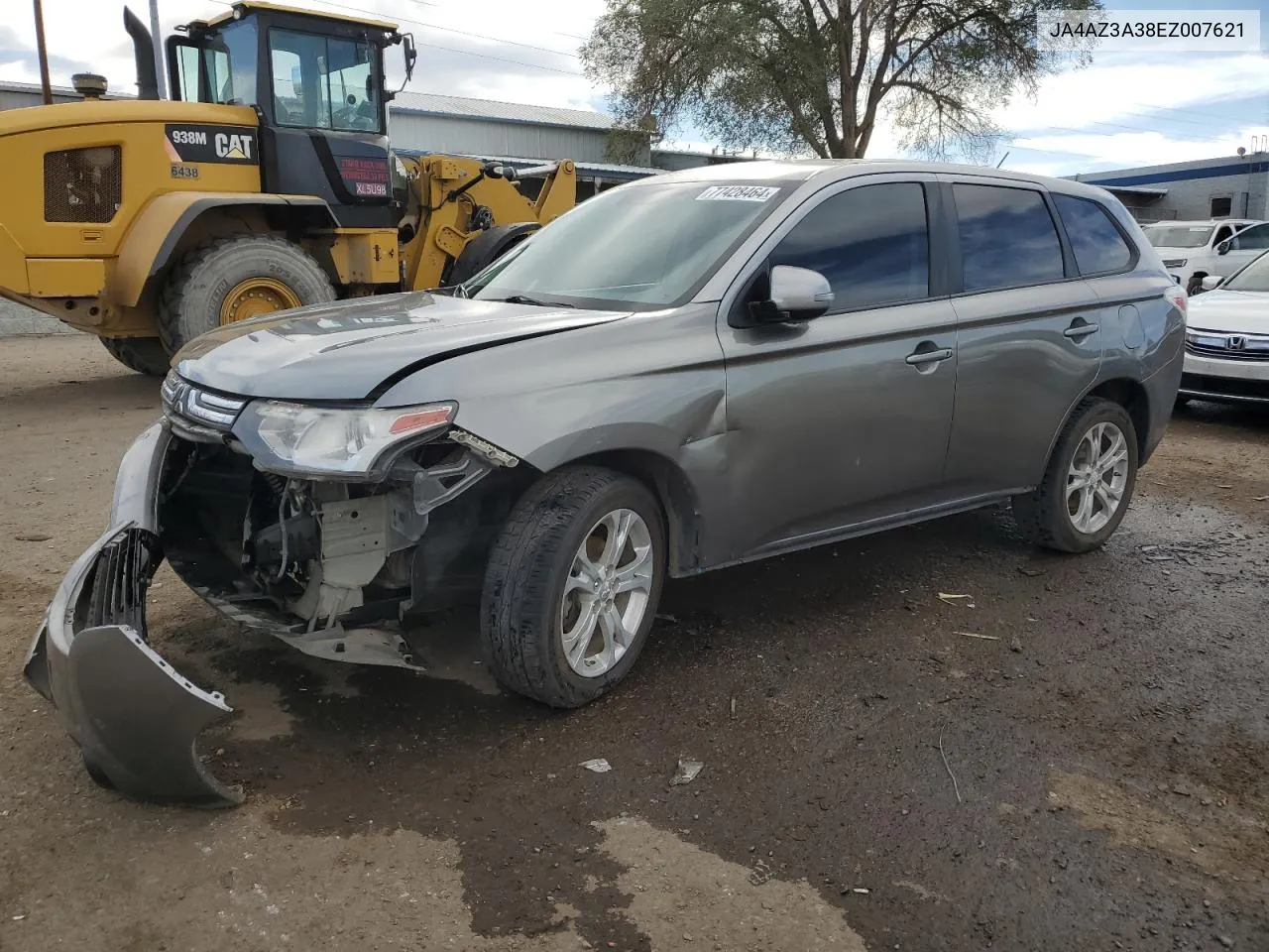 2014 Mitsubishi Outlander Se VIN: JA4AZ3A38EZ007621 Lot: 77428464