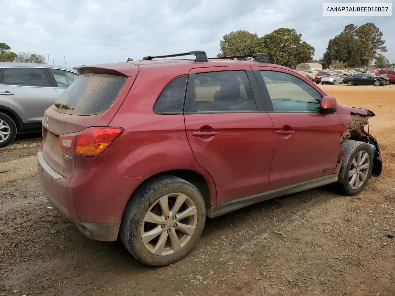 2014 Mitsubishi Outlander Sport Es VIN: 4A4AP3AU0EE016057 Lot: 77970124