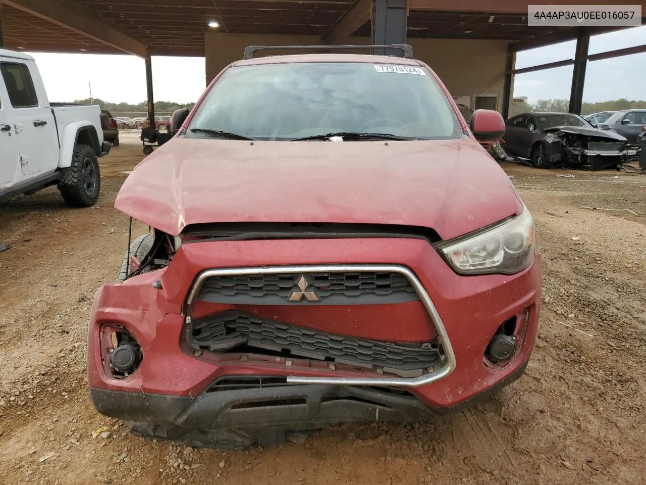 2014 Mitsubishi Outlander Sport Es VIN: 4A4AP3AU0EE016057 Lot: 77970124