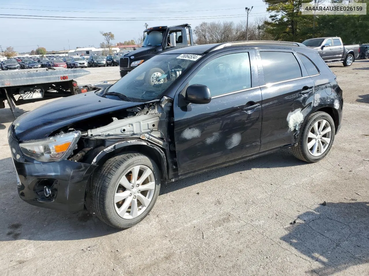 2014 Mitsubishi Outlander Sport Se VIN: 4A4AR4AU3EE026159 Lot: 78064534