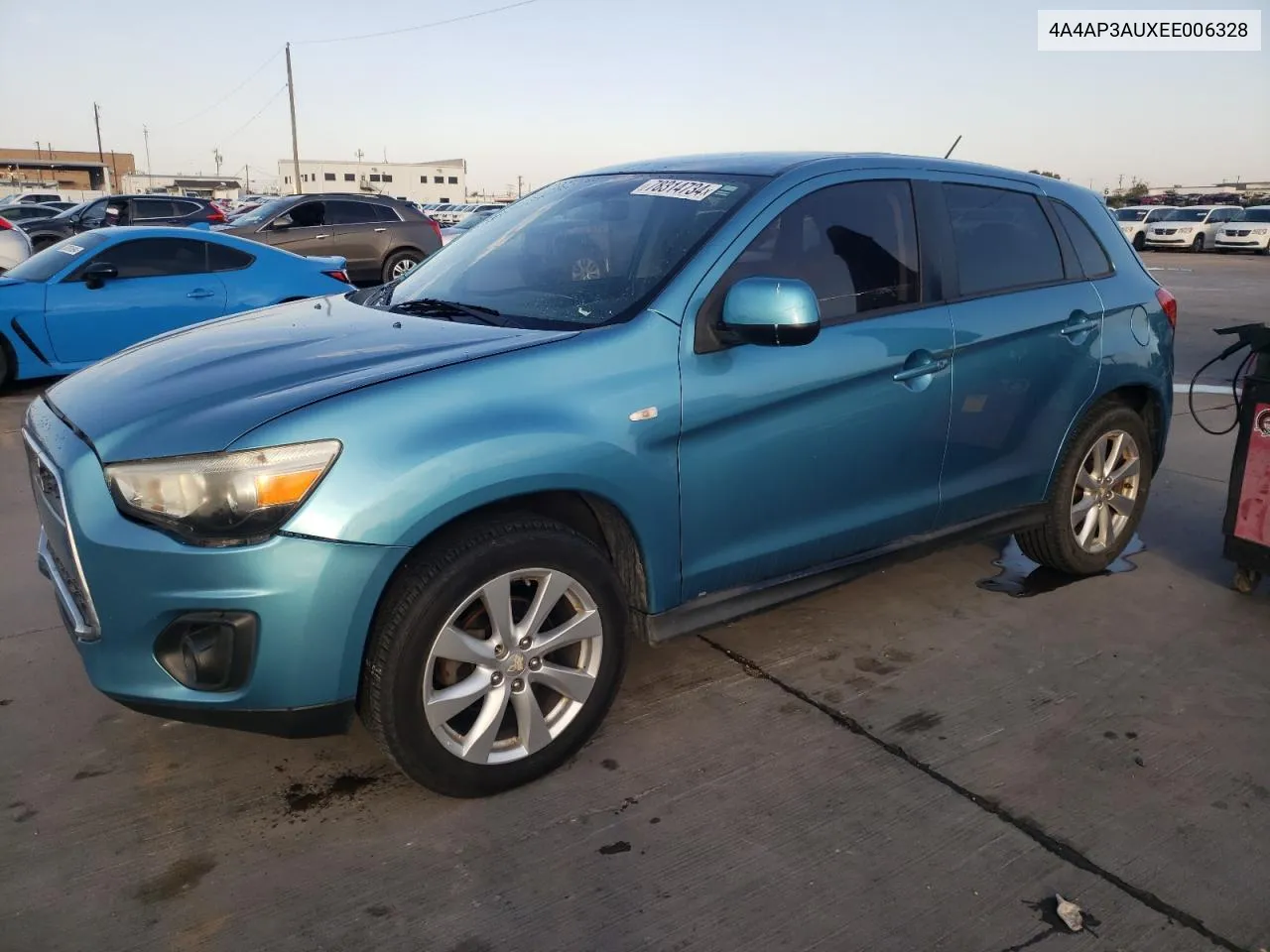 2014 Mitsubishi Outlander Sport Es VIN: 4A4AP3AUXEE006328 Lot: 78314734