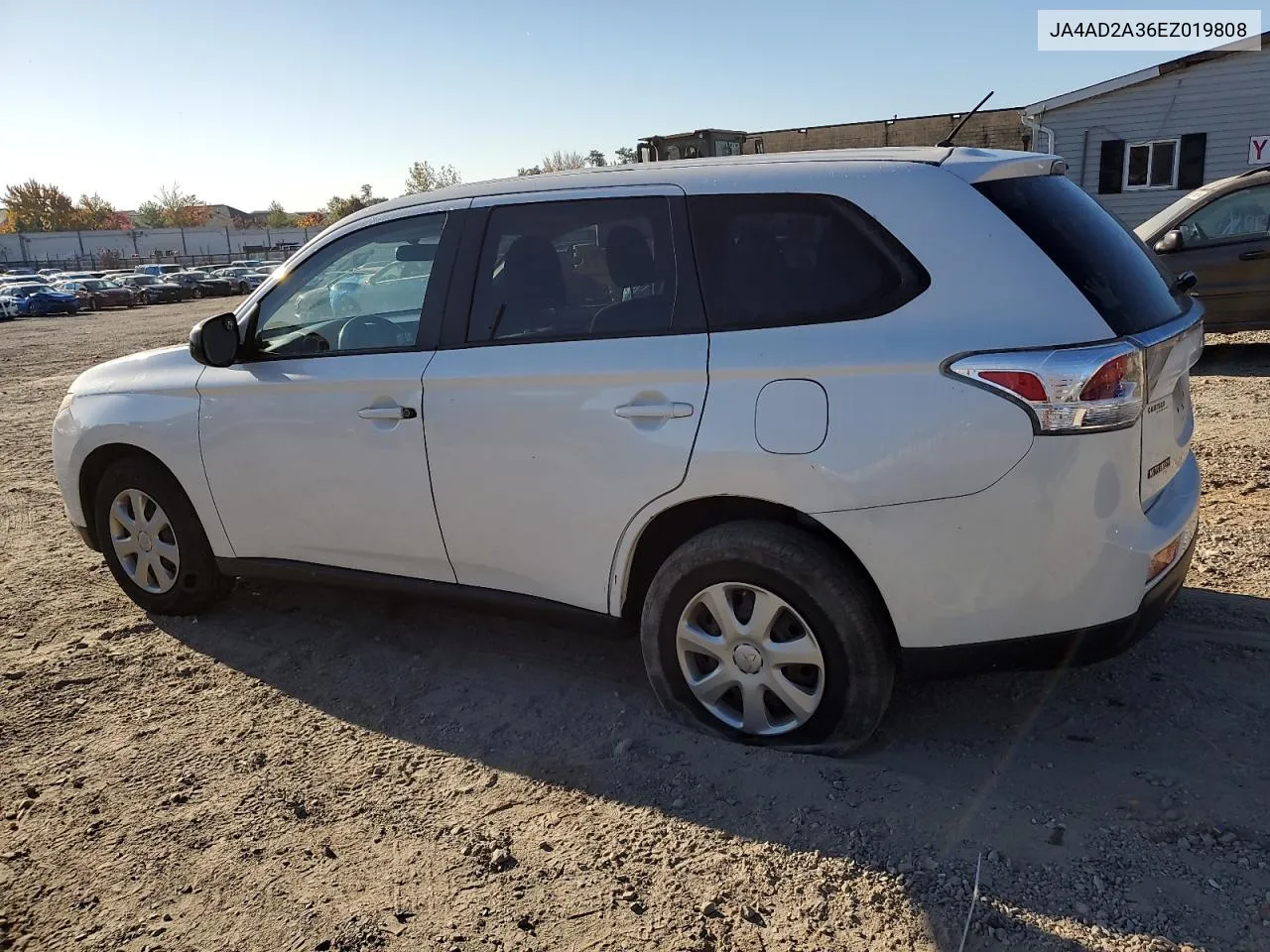 2014 Mitsubishi Outlander Es VIN: JA4AD2A36EZ019808 Lot: 78700464