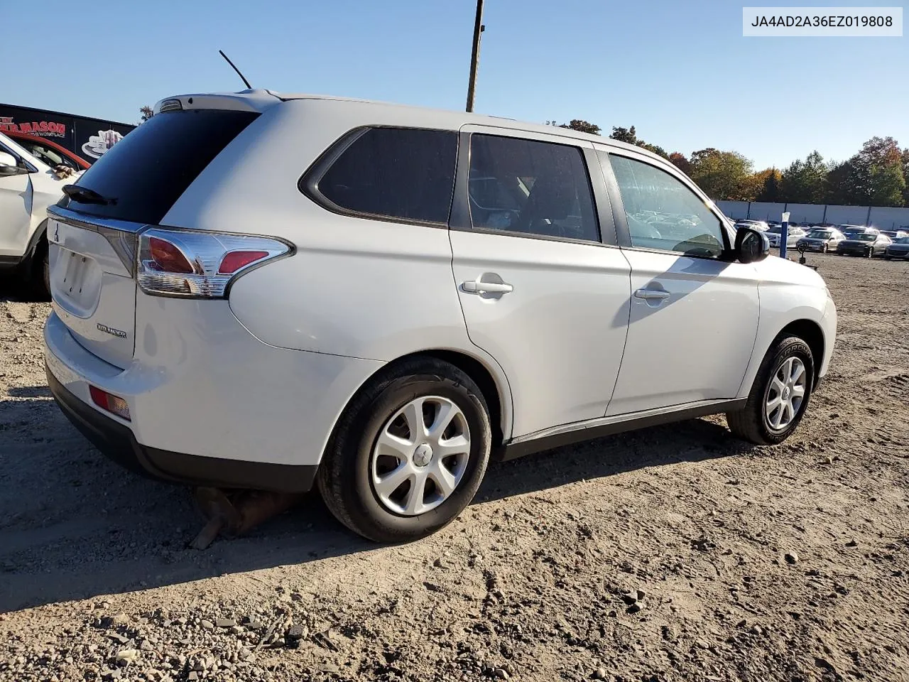 2014 Mitsubishi Outlander Es VIN: JA4AD2A36EZ019808 Lot: 78700464