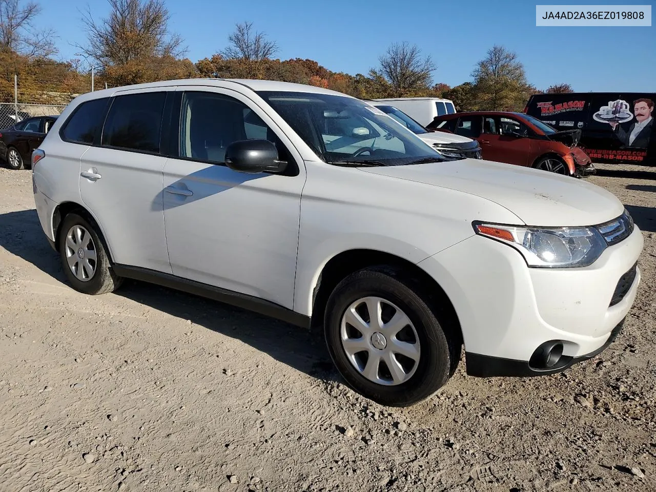 2014 Mitsubishi Outlander Es VIN: JA4AD2A36EZ019808 Lot: 78700464