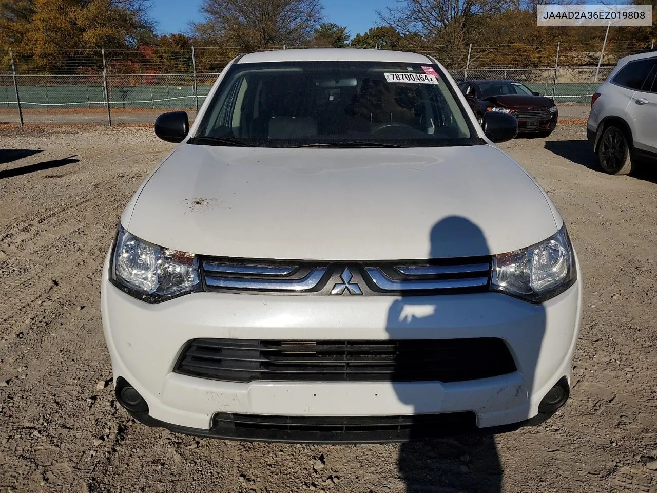 2014 Mitsubishi Outlander Es VIN: JA4AD2A36EZ019808 Lot: 78700464