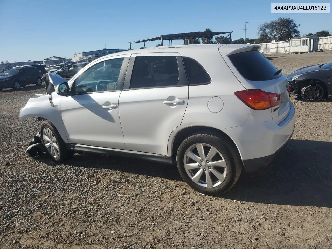 2014 Mitsubishi Outlander Sport Es VIN: 4A4AP3AU4EE015123 Lot: 78877344