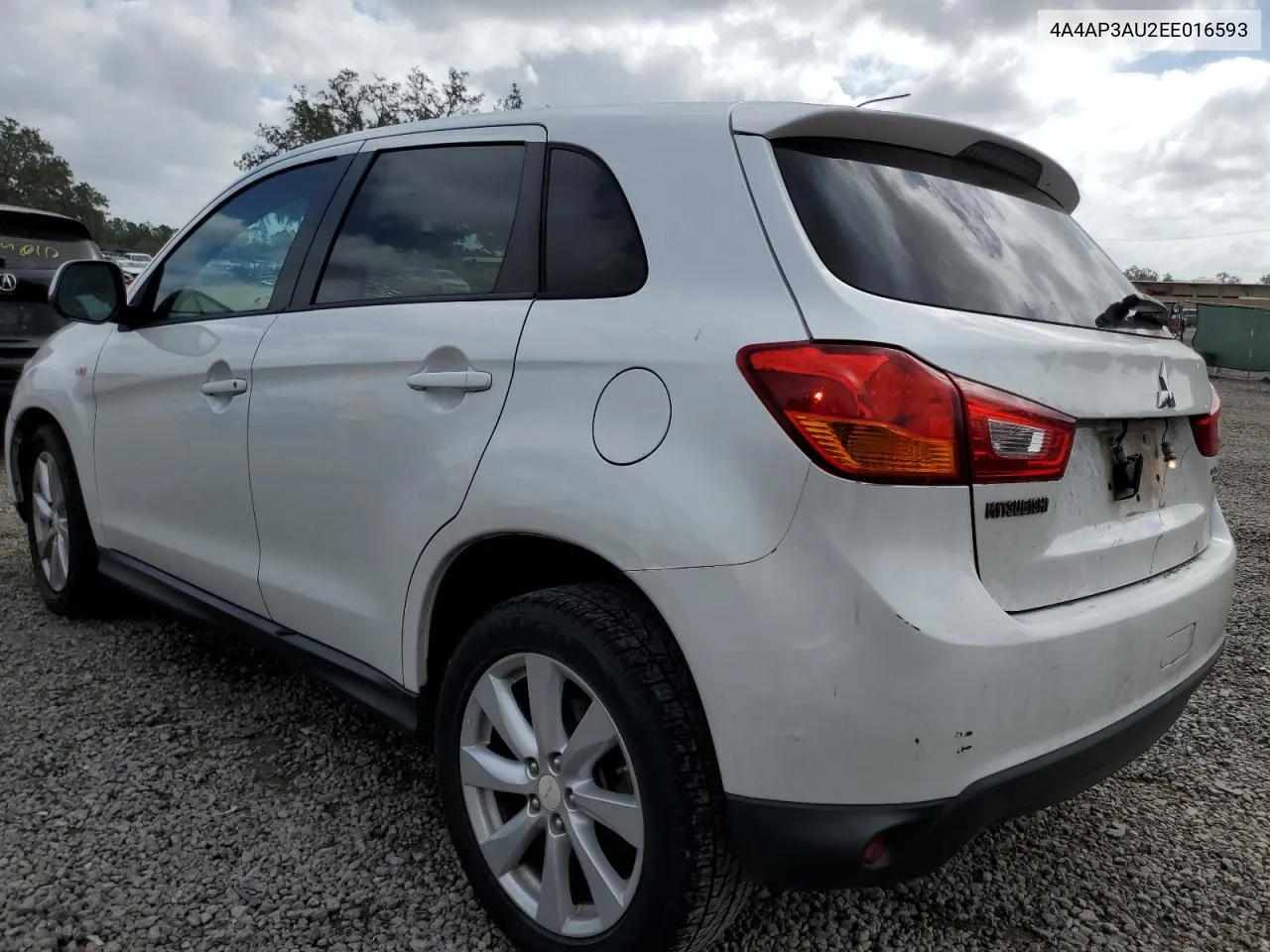 2014 Mitsubishi Outlander Sport Es VIN: 4A4AP3AU2EE016593 Lot: 79240274