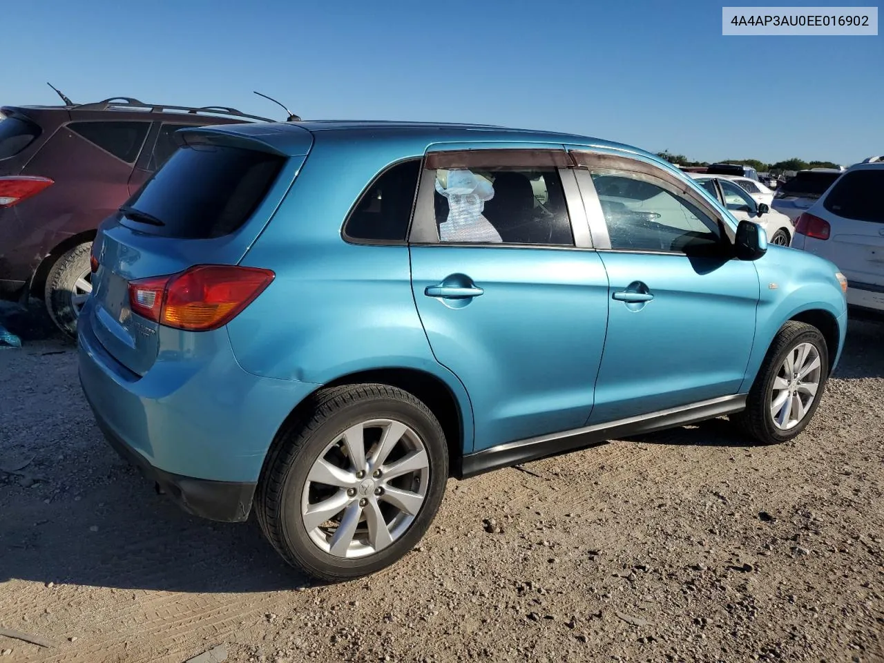 2014 Mitsubishi Outlander Sport Es VIN: 4A4AP3AU0EE016902 Lot: 80618684