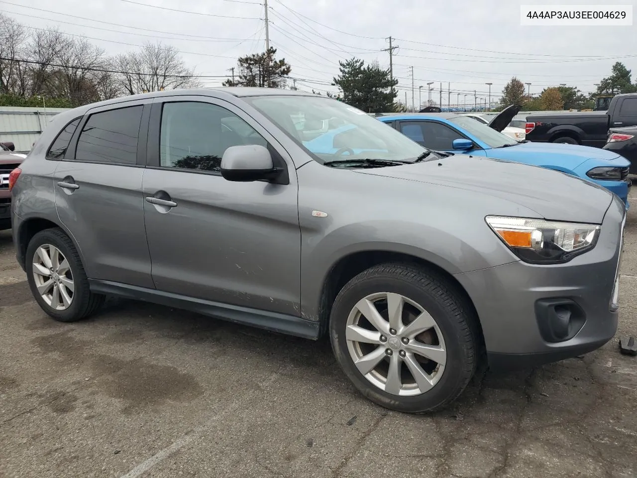 2014 Mitsubishi Outlander Sport Es VIN: 4A4AP3AU3EE004629 Lot: 80648764