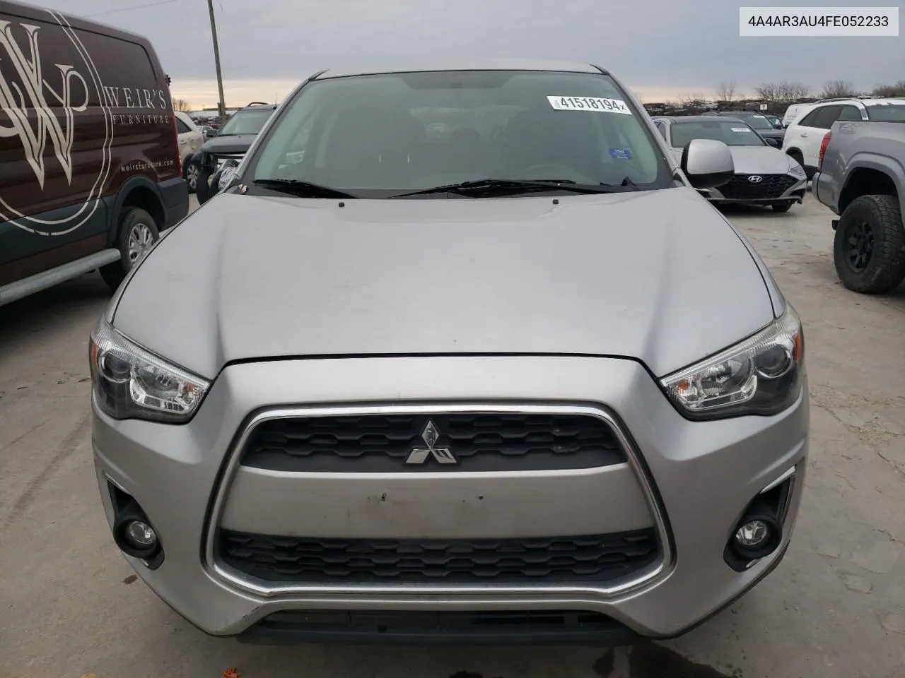 2015 Mitsubishi Outlander Sport Es VIN: 4A4AR3AU4FE052233 Lot: 41518194