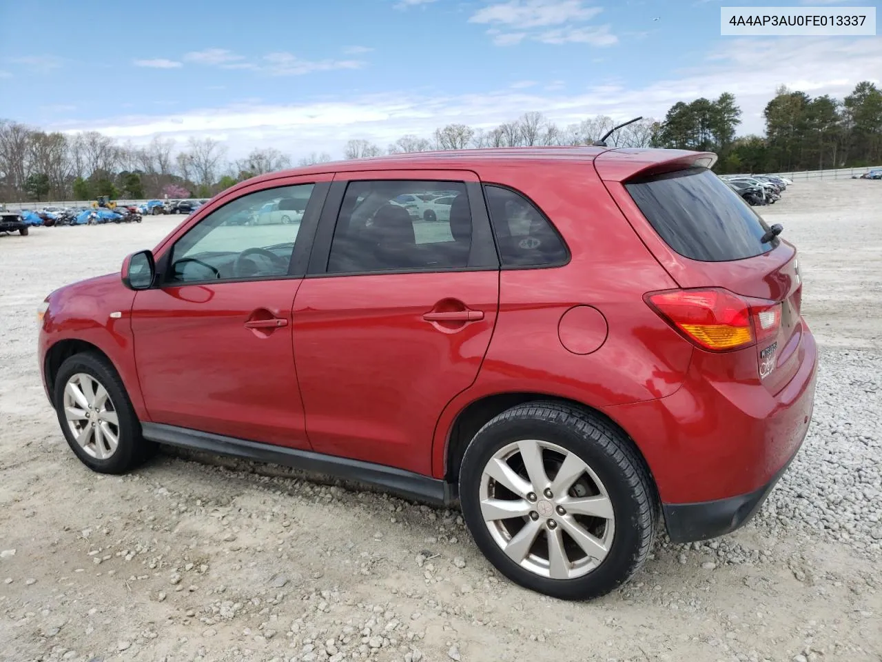 2015 Mitsubishi Outlander Sport Es VIN: 4A4AP3AU0FE013337 Lot: 47467344