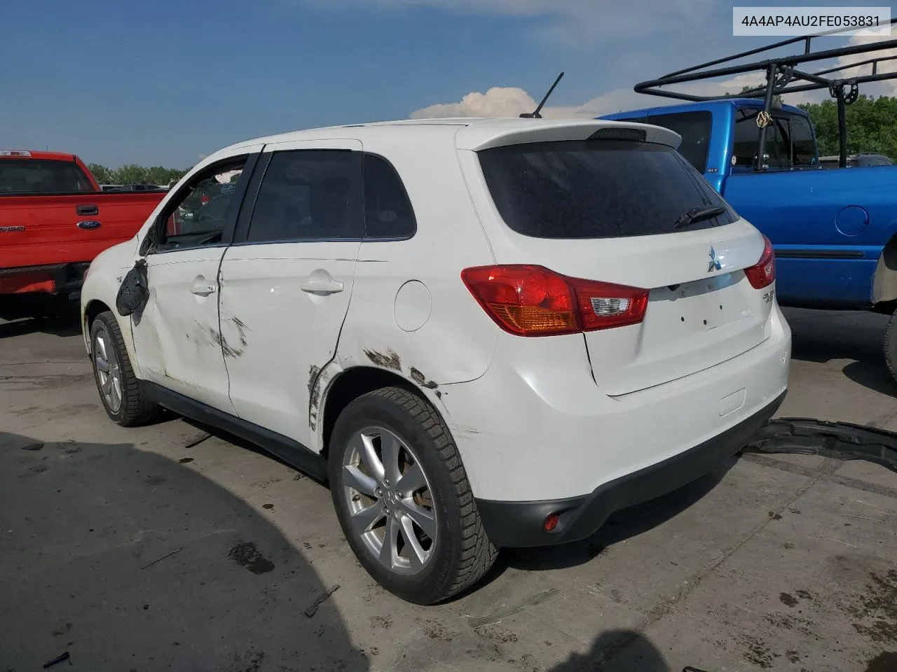 2015 Mitsubishi Outlander Sport Se VIN: 4A4AP4AU2FE053831 Lot: 57097884