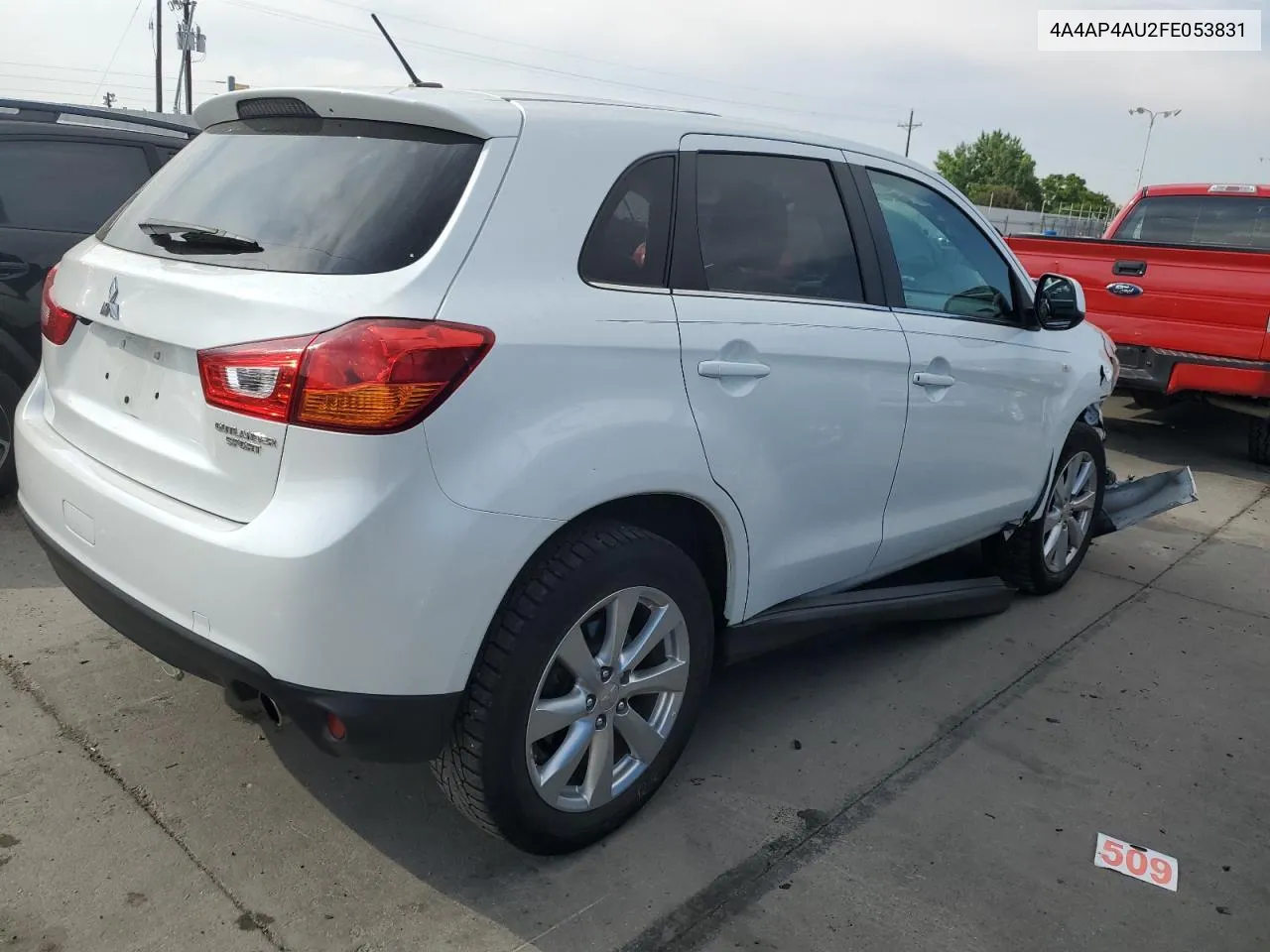 2015 Mitsubishi Outlander Sport Se VIN: 4A4AP4AU2FE053831 Lot: 57097884