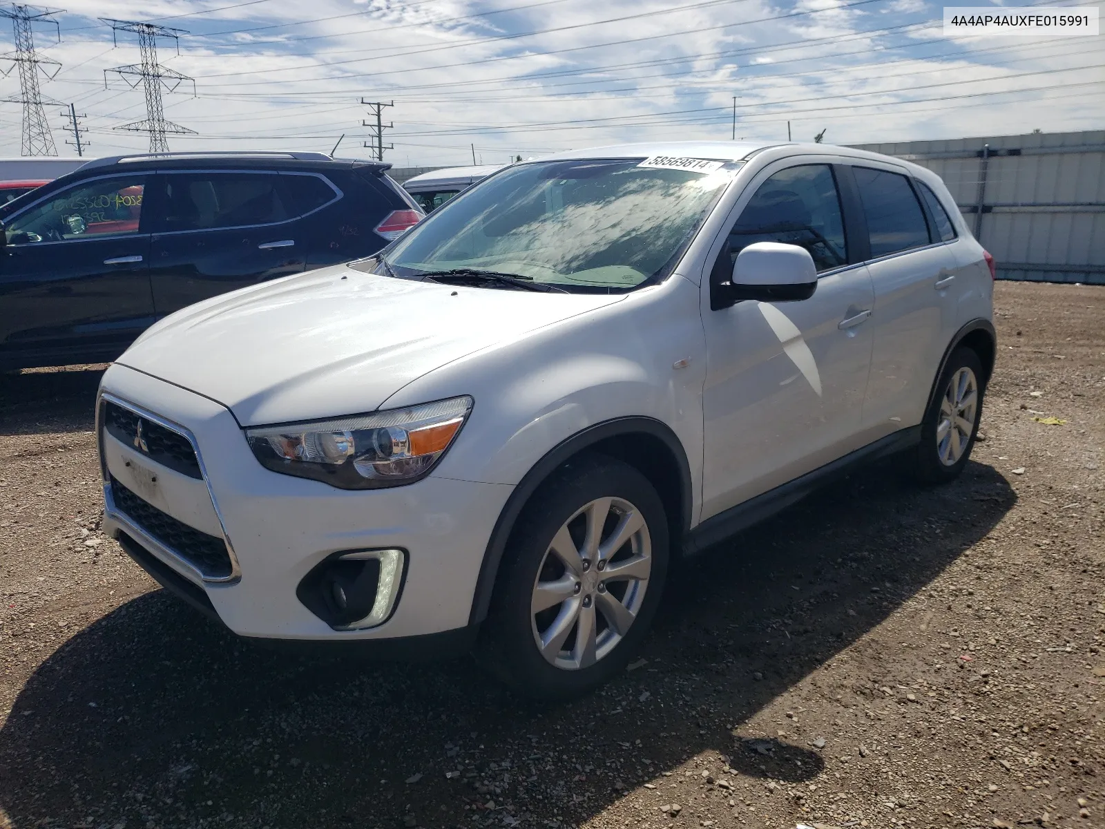 2015 Mitsubishi Outlander Sport Se VIN: 4A4AP4AUXFE015991 Lot: 58569814