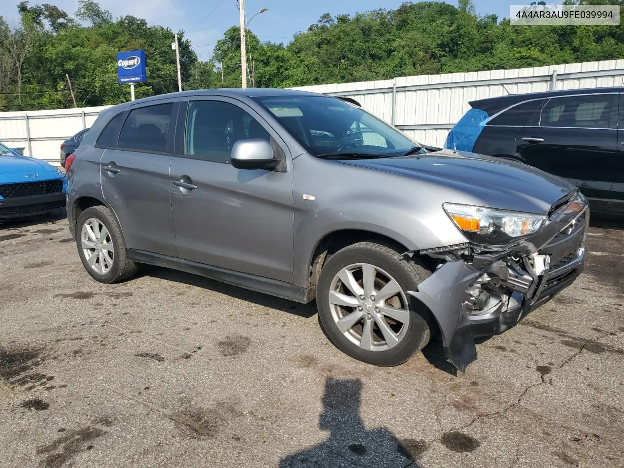 2015 Mitsubishi Outlander Sport Es VIN: 4A4AR3AU9FE039994 Lot: 59486574