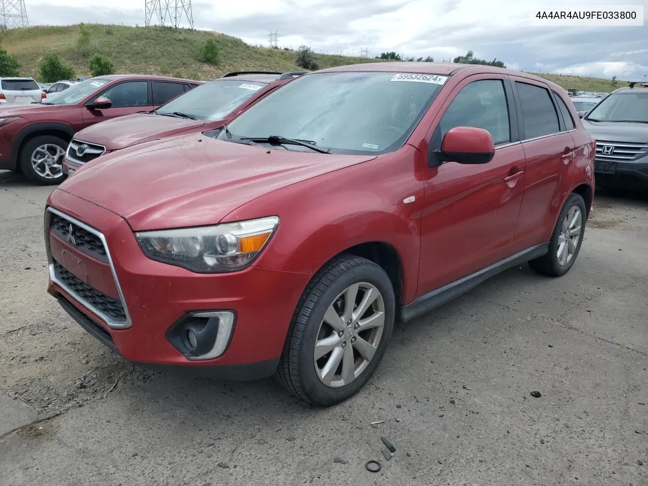 2015 Mitsubishi Outlander Sport Se VIN: 4A4AR4AU9FE033800 Lot: 59532624