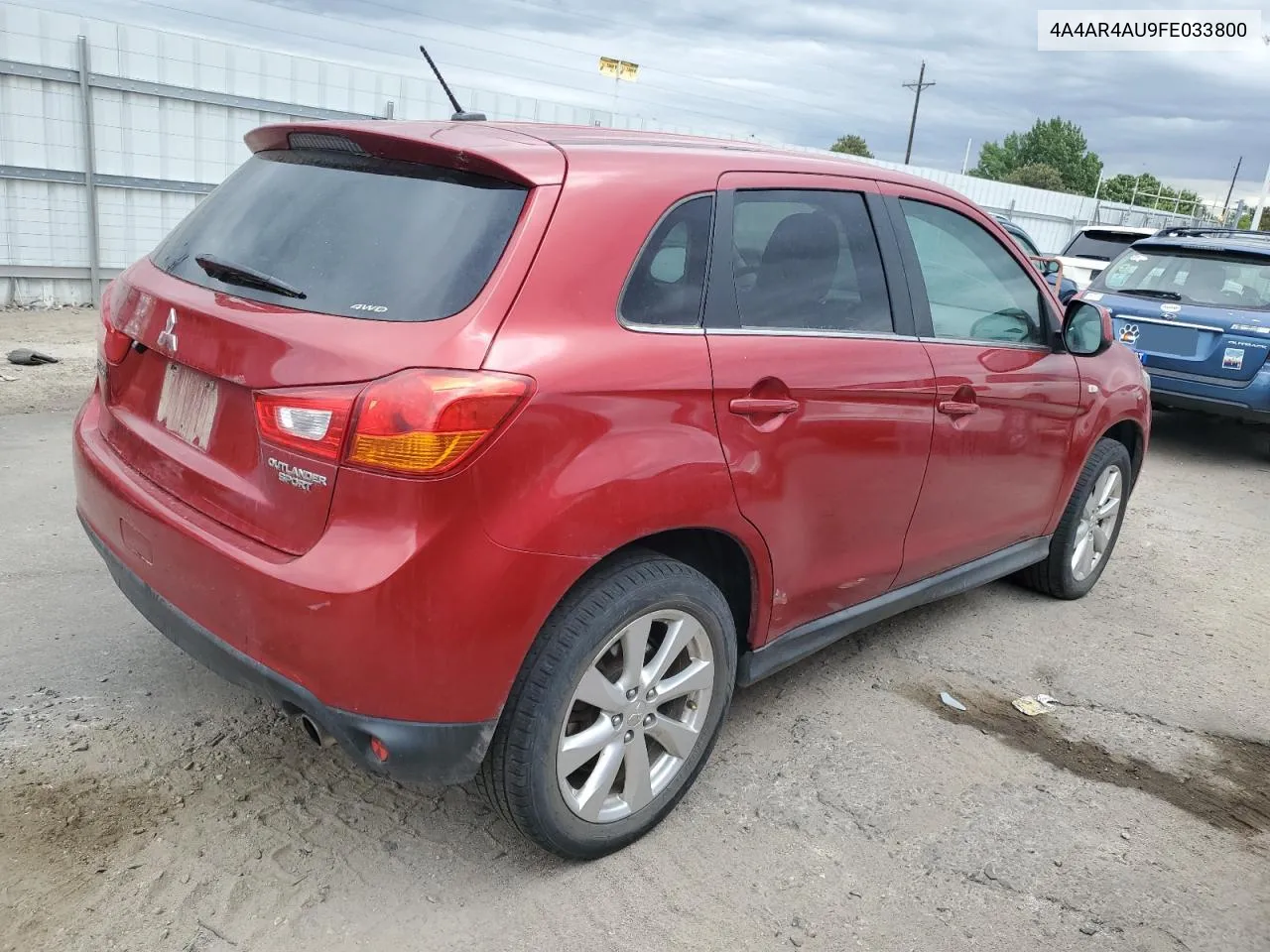 2015 Mitsubishi Outlander Sport Se VIN: 4A4AR4AU9FE033800 Lot: 59532624