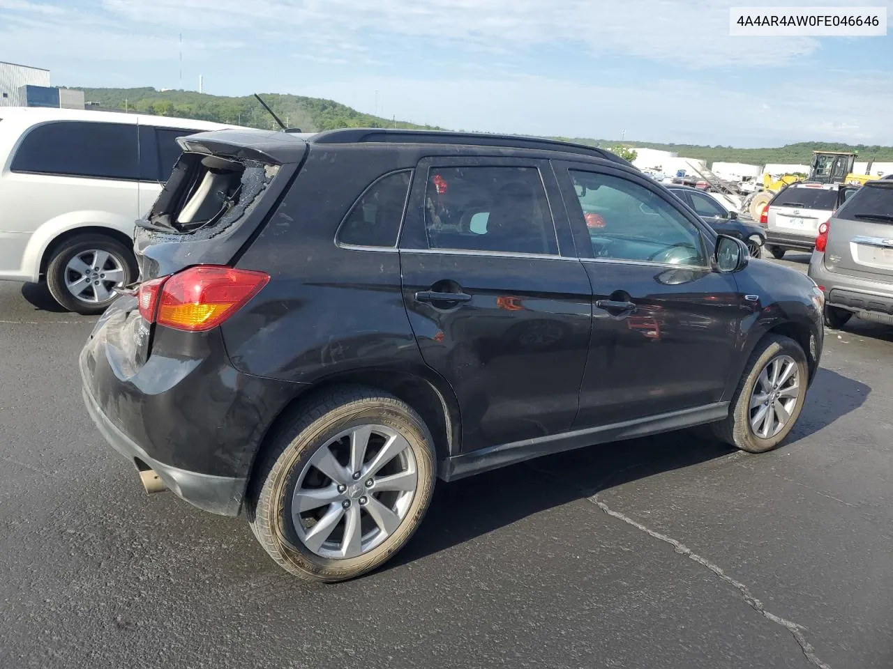 2015 Mitsubishi Outlander Sport Se VIN: 4A4AR4AW0FE046646 Lot: 60348484