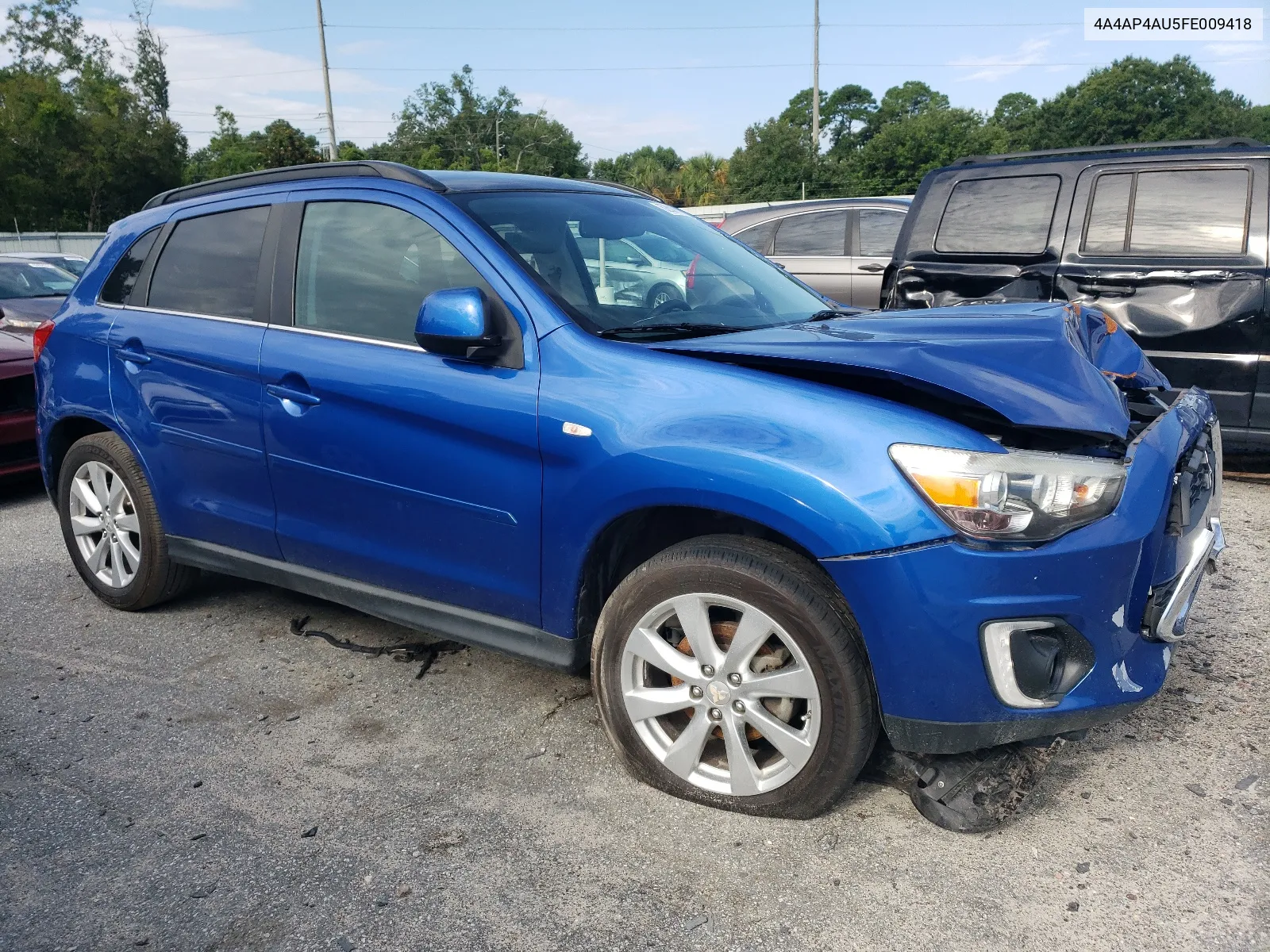 2015 Mitsubishi Outlander Sport Se VIN: 4A4AP4AU5FE009418 Lot: 62601914