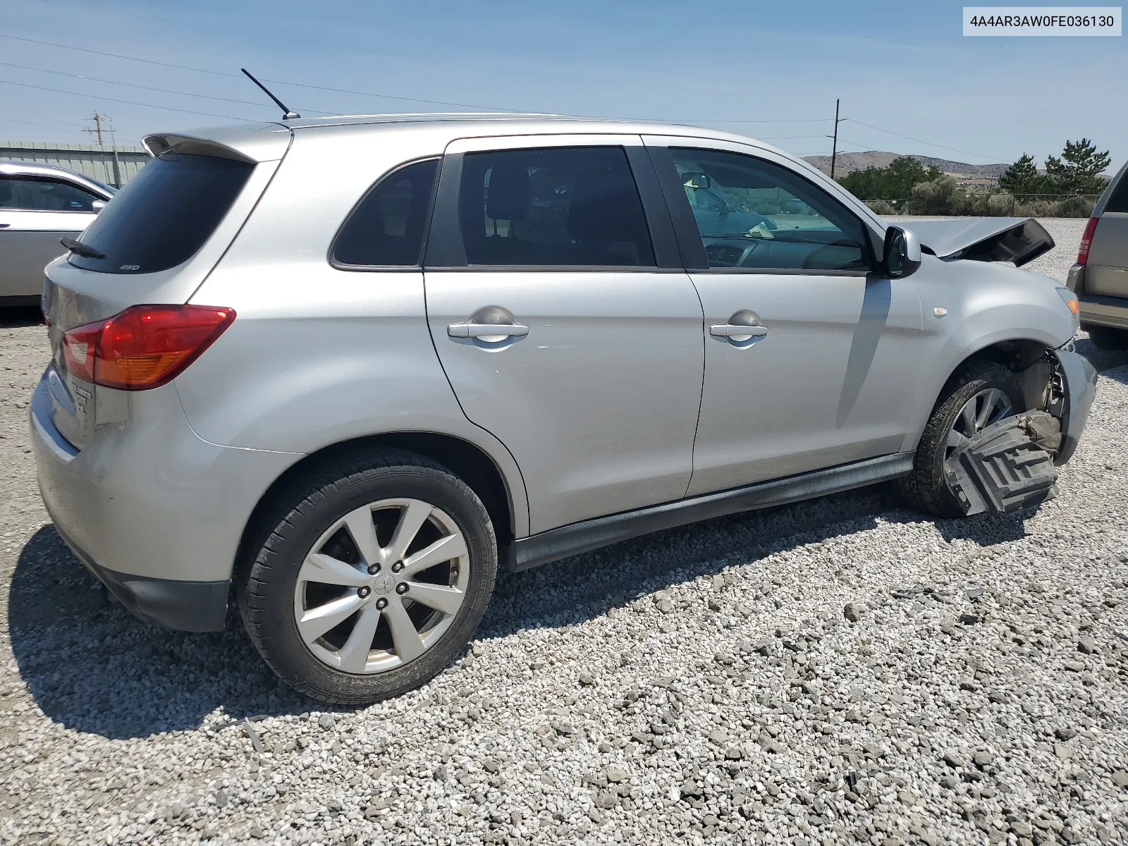 2015 Mitsubishi Outlander Sport Es VIN: 4A4AR3AW0FE036130 Lot: 63319124