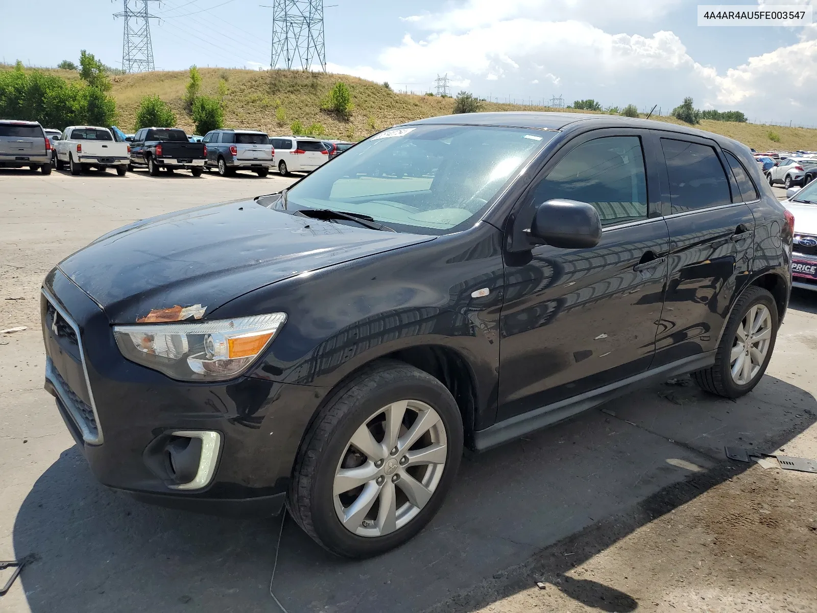 2015 Mitsubishi Outlander Sport Se VIN: 4A4AR4AU5FE003547 Lot: 65140754