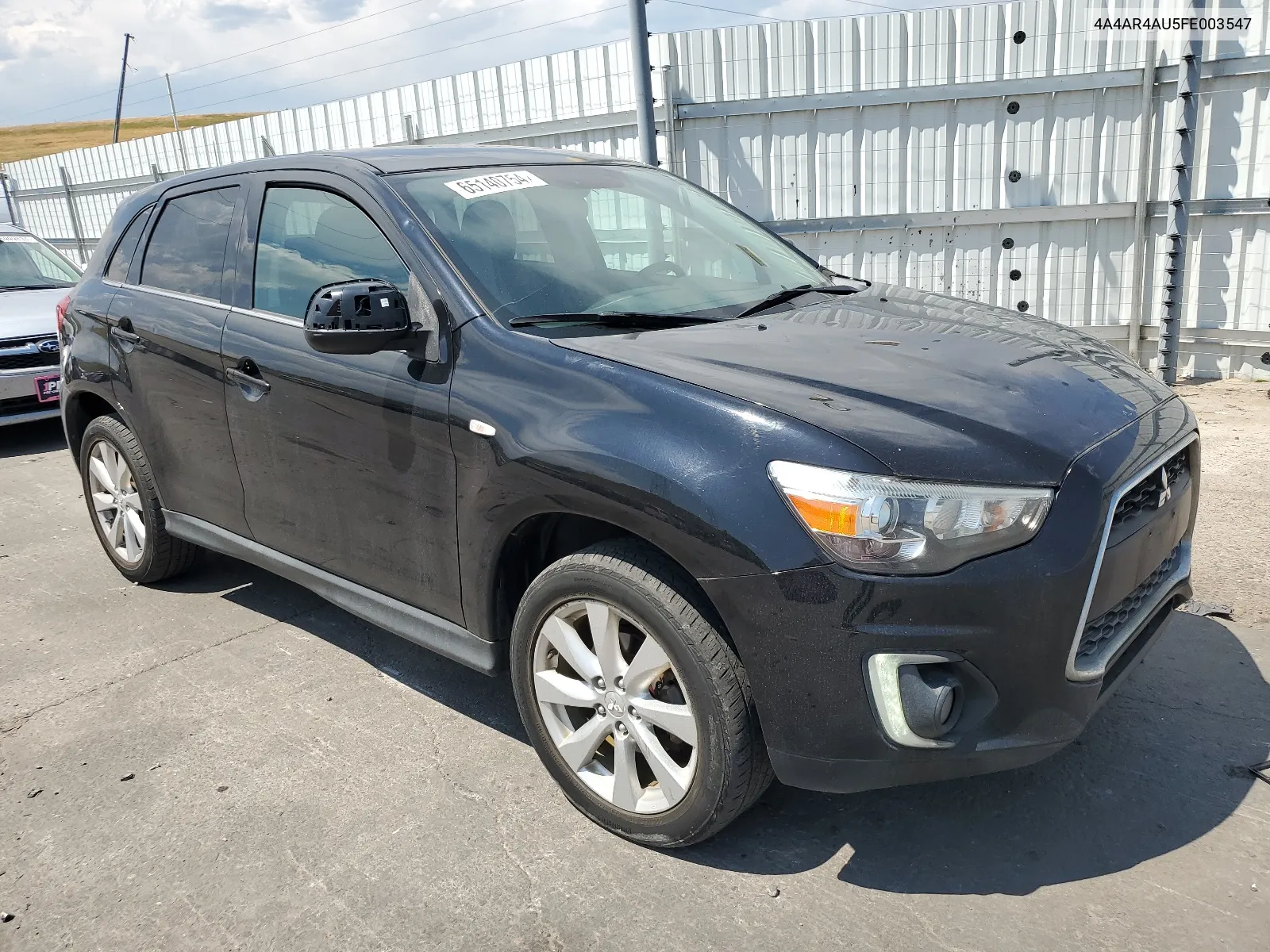 2015 Mitsubishi Outlander Sport Se VIN: 4A4AR4AU5FE003547 Lot: 65140754