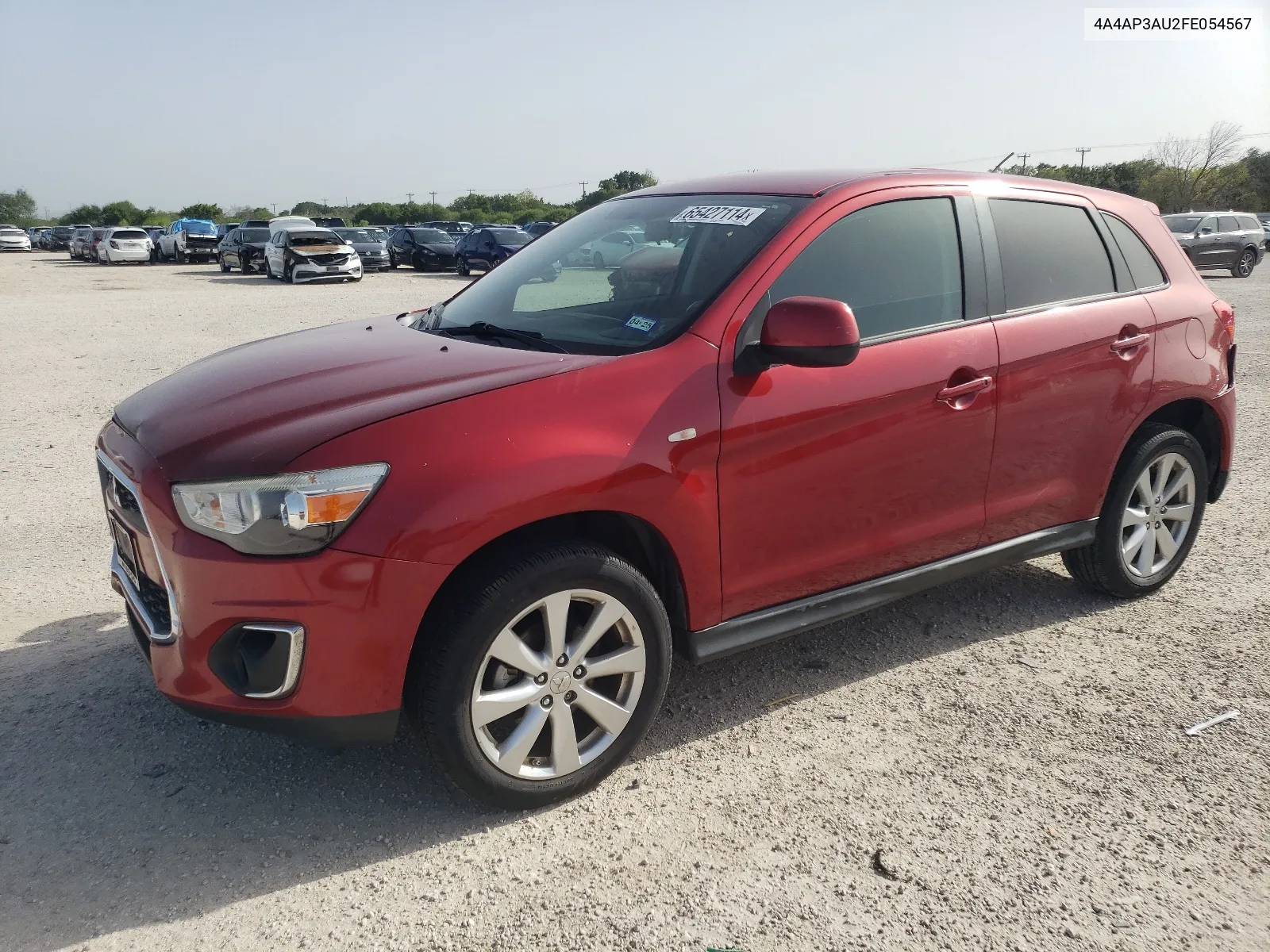 4A4AP3AU2FE054567 2015 Mitsubishi Outlander Sport Es