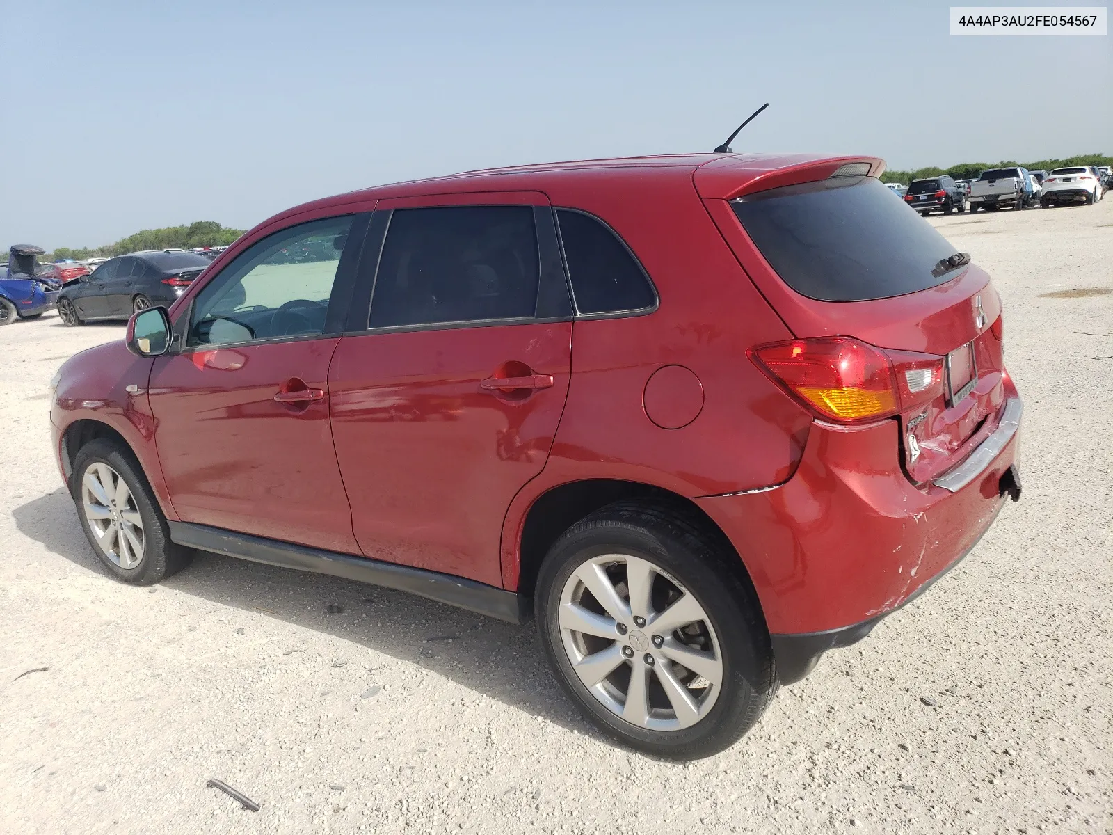 4A4AP3AU2FE054567 2015 Mitsubishi Outlander Sport Es