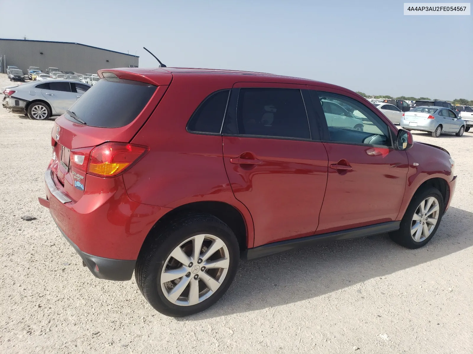 2015 Mitsubishi Outlander Sport Es VIN: 4A4AP3AU2FE054567 Lot: 65427114