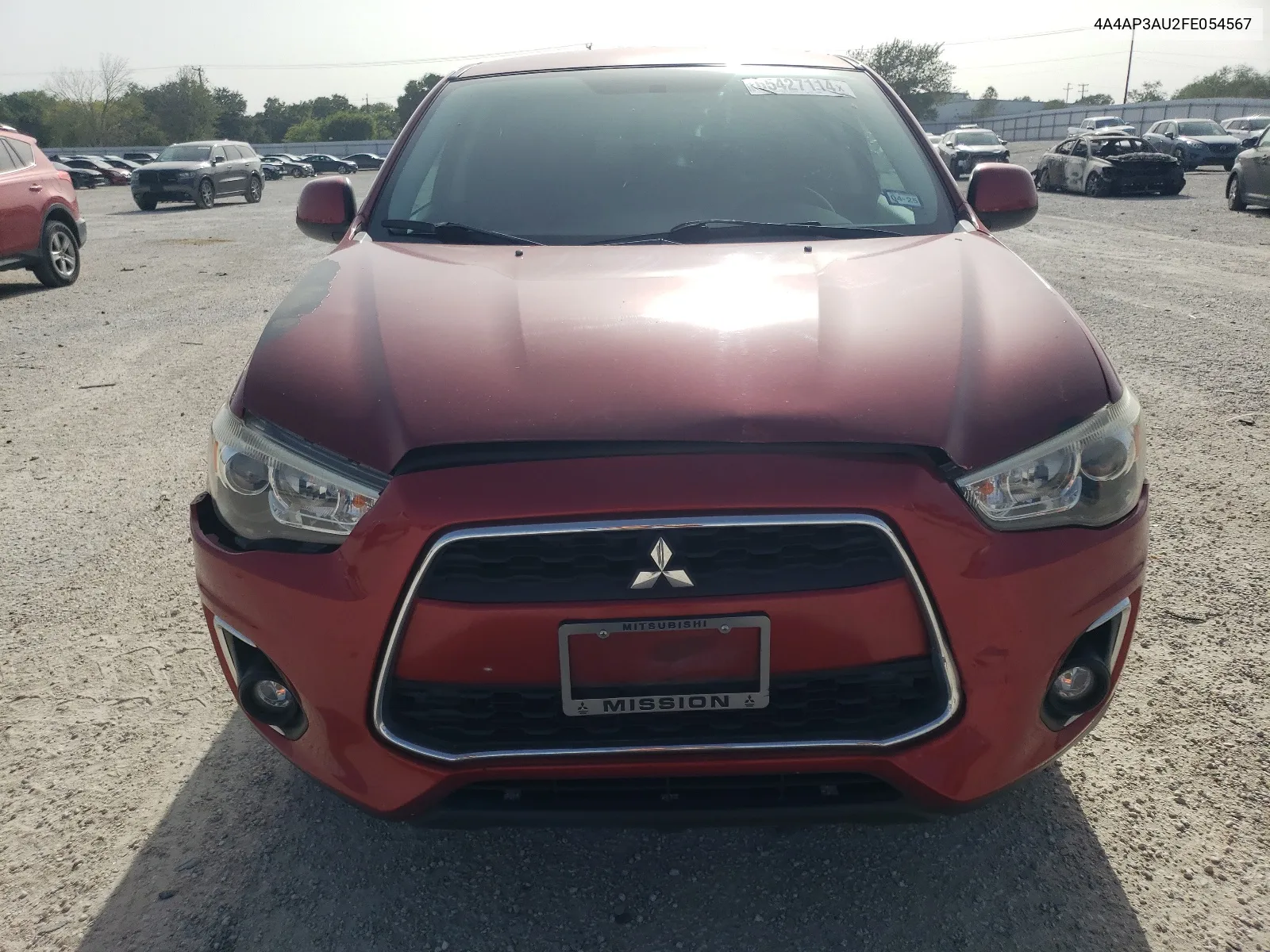 4A4AP3AU2FE054567 2015 Mitsubishi Outlander Sport Es