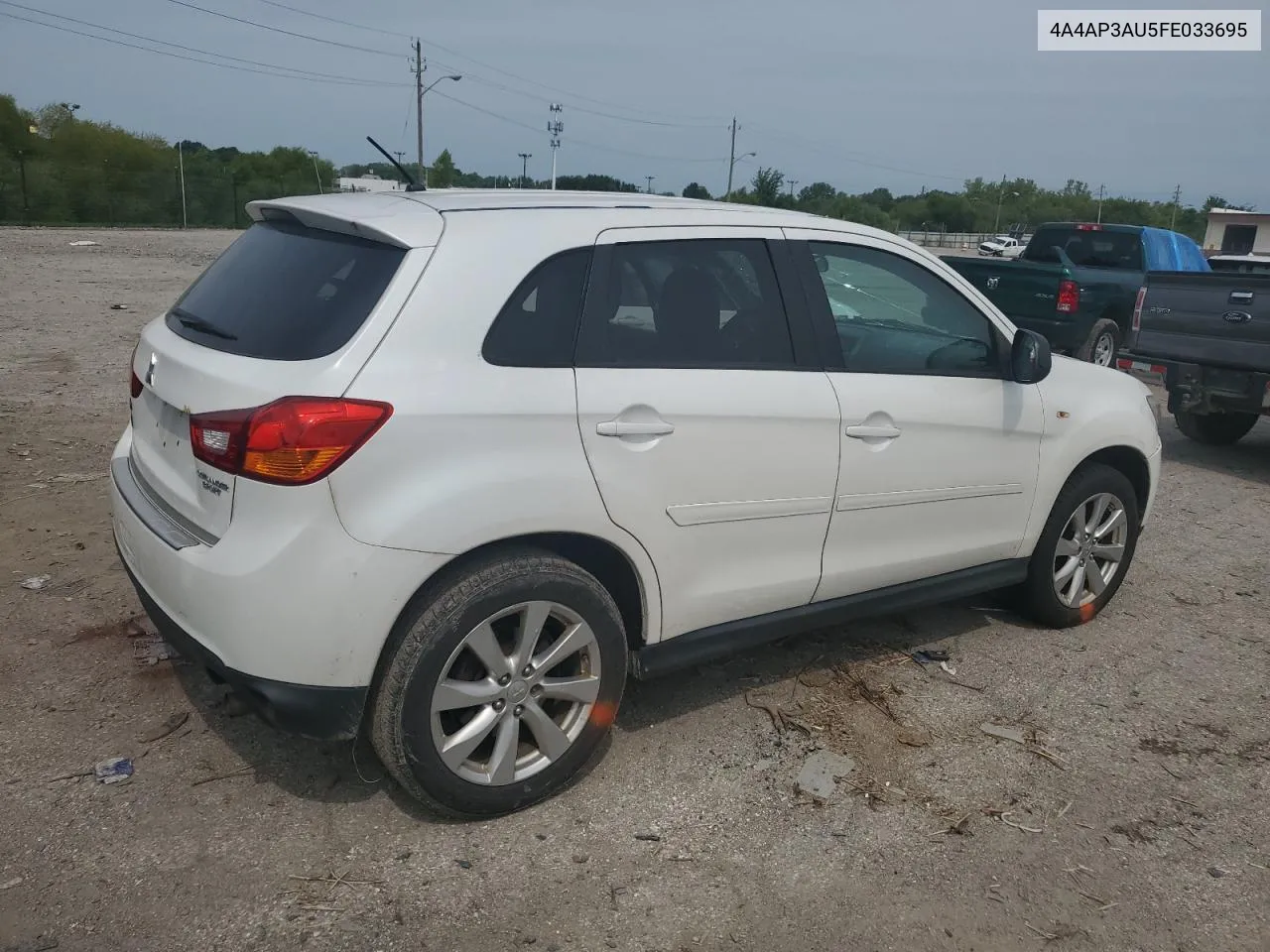 2015 Mitsubishi Outlander Sport Es VIN: 4A4AP3AU5FE033695 Lot: 66116314