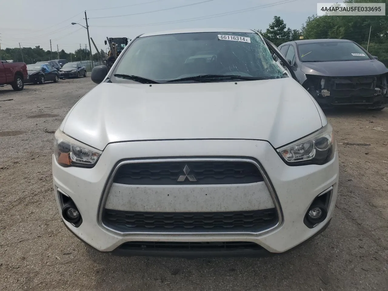 4A4AP3AU5FE033695 2015 Mitsubishi Outlander Sport Es