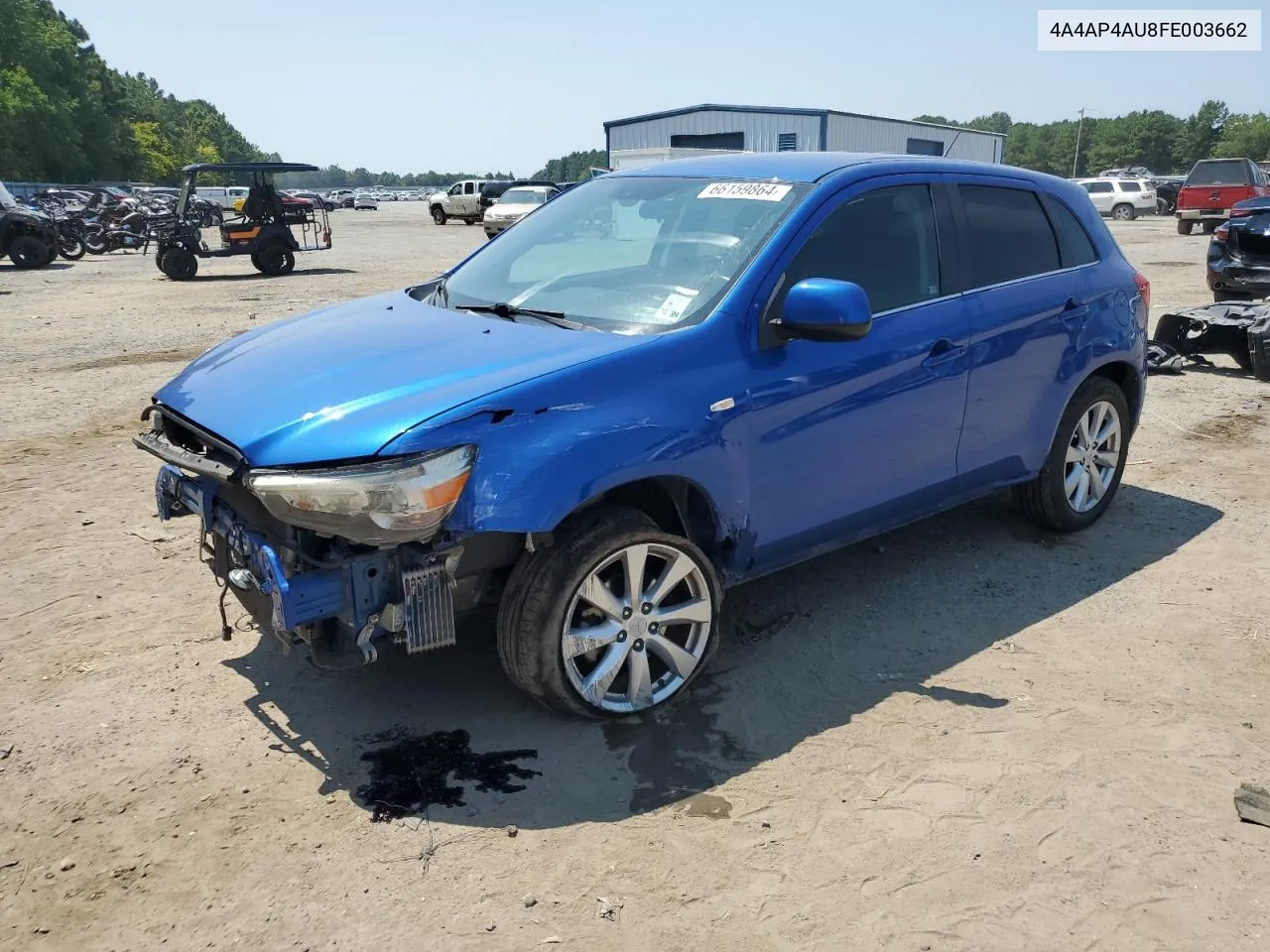 2015 Mitsubishi Outlander Sport Se VIN: 4A4AP4AU8FE003662 Lot: 66159864