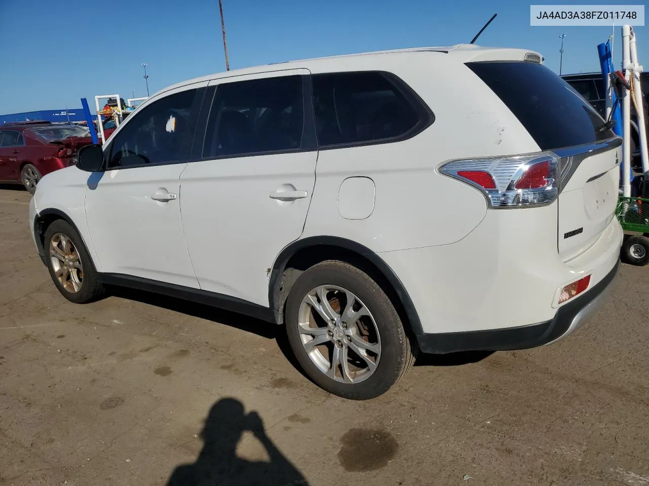 2015 Mitsubishi Outlander Se VIN: JA4AD3A38FZ011748 Lot: 66526384