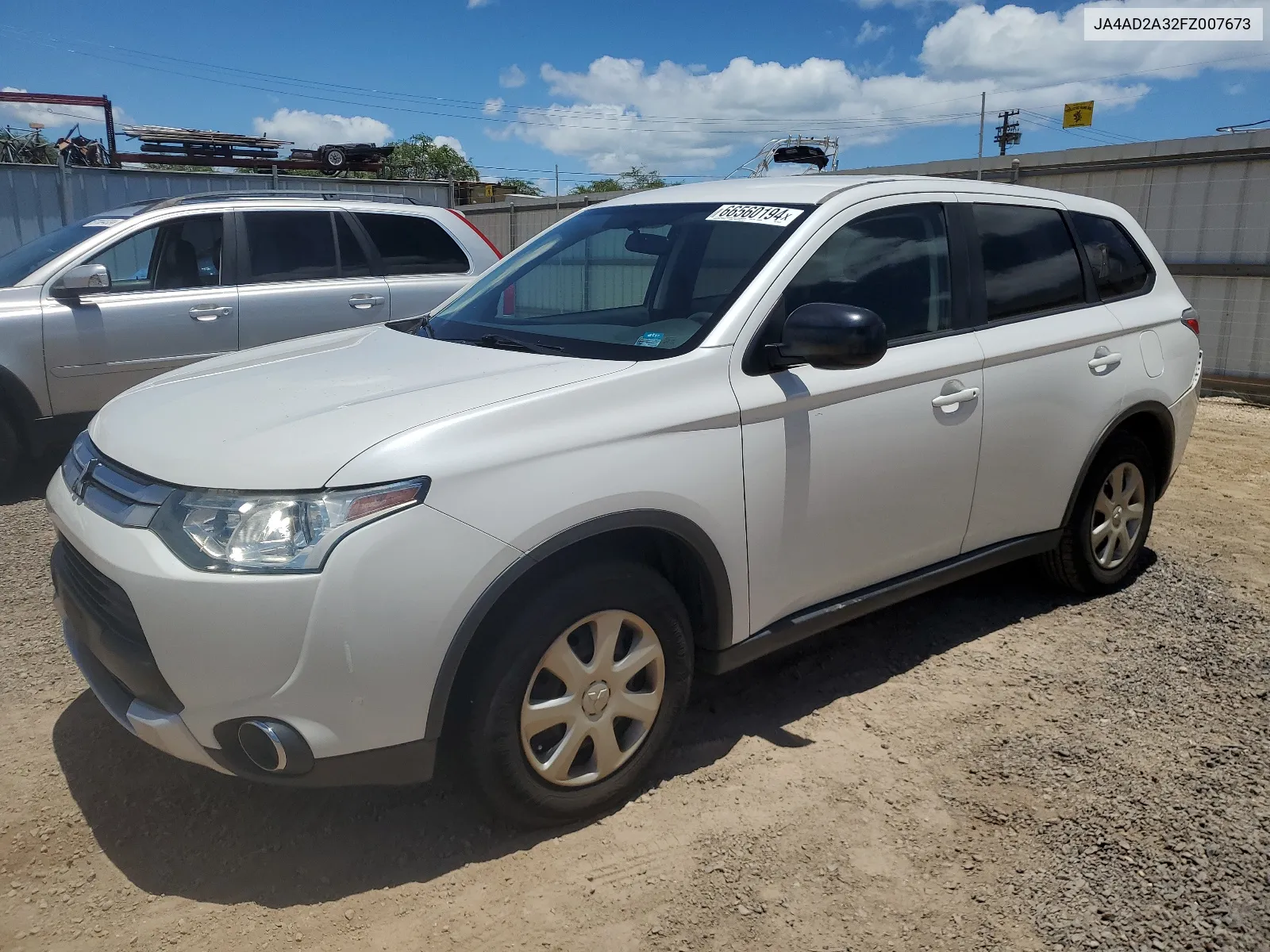 2015 Mitsubishi Outlander Es VIN: JA4AD2A32FZ007673 Lot: 66560194