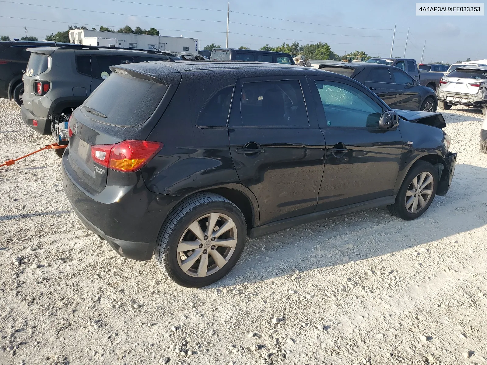 2015 Mitsubishi Outlander Sport Es VIN: 4A4AP3AUXFE033353 Lot: 66907414