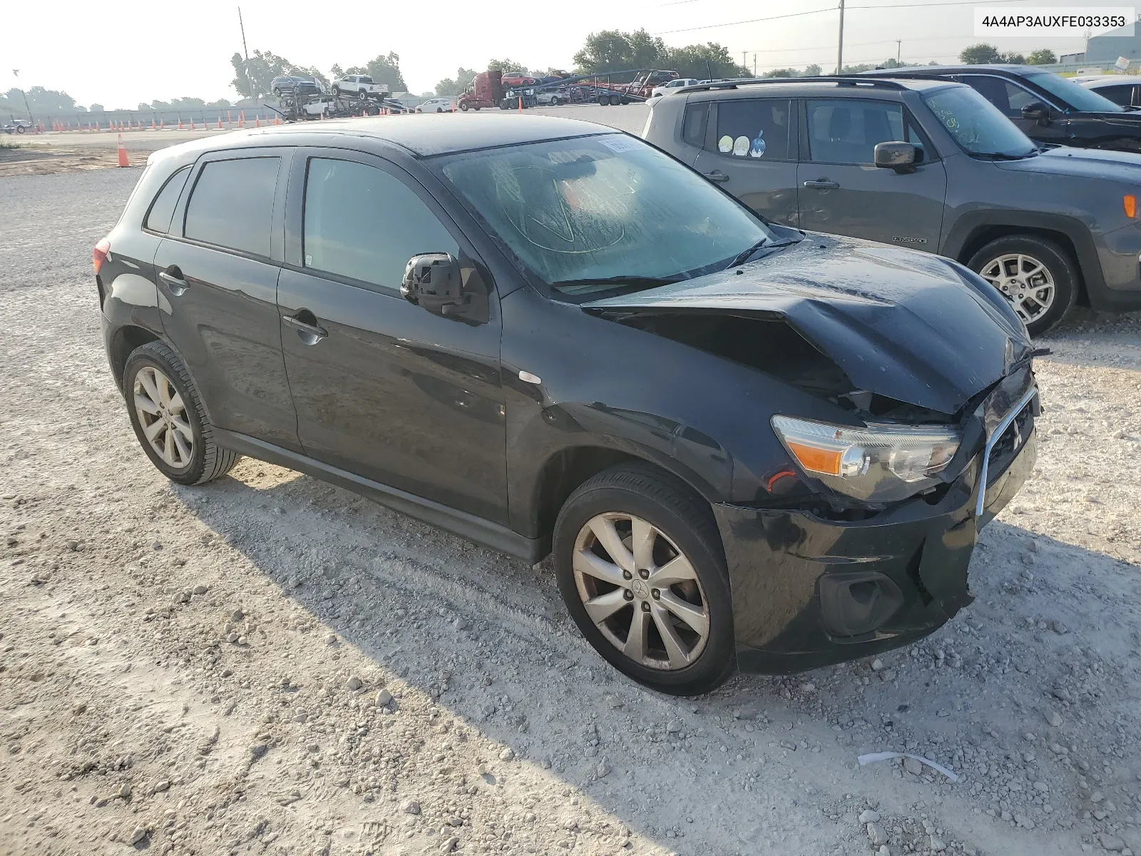 2015 Mitsubishi Outlander Sport Es VIN: 4A4AP3AUXFE033353 Lot: 66907414