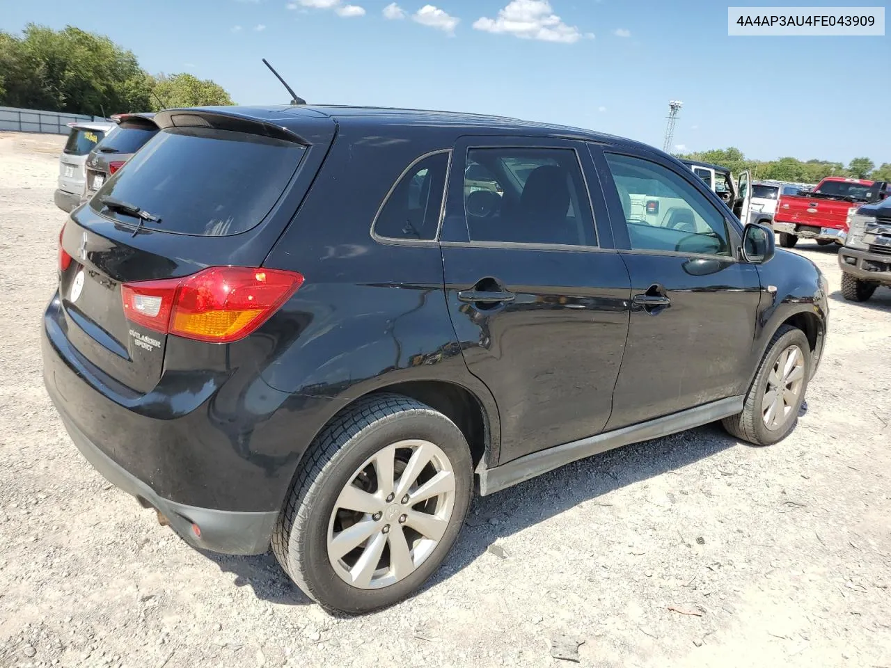 2015 Mitsubishi Outlander Sport Es VIN: 4A4AP3AU4FE043909 Lot: 67055474