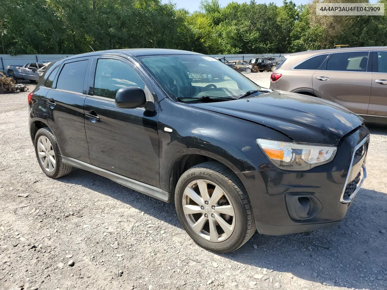 2015 Mitsubishi Outlander Sport Es VIN: 4A4AP3AU4FE043909 Lot: 67055474