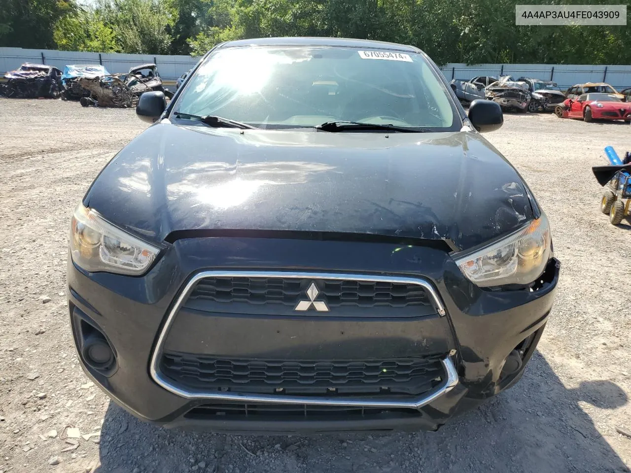 2015 Mitsubishi Outlander Sport Es VIN: 4A4AP3AU4FE043909 Lot: 67055474