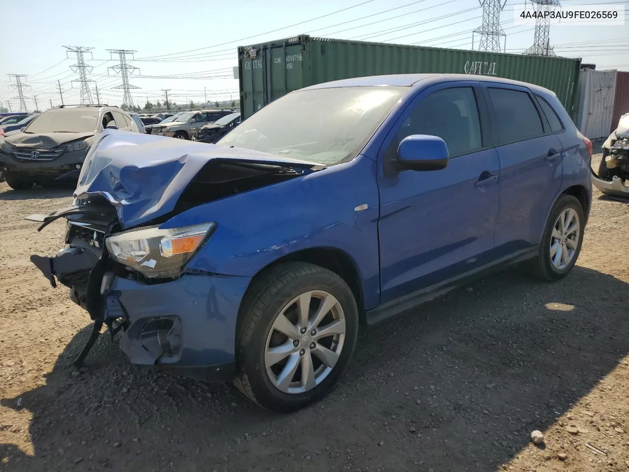 4A4AP3AU9FE026569 2015 Mitsubishi Outlander Sport Es