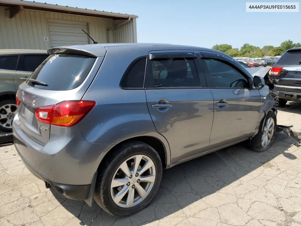 2015 Mitsubishi Outlander Sport Es VIN: 4A4AP3AU9FE015653 Lot: 67924224