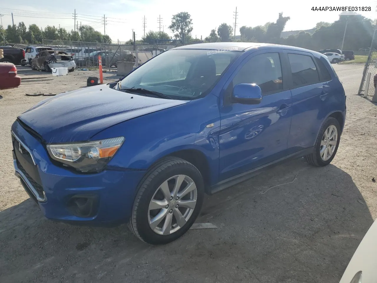 2015 Mitsubishi Outlander Sport Es VIN: 4A4AP3AW8FE031828 Lot: 68742394