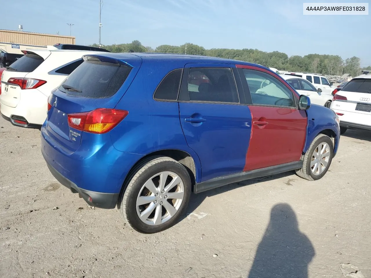 4A4AP3AW8FE031828 2015 Mitsubishi Outlander Sport Es