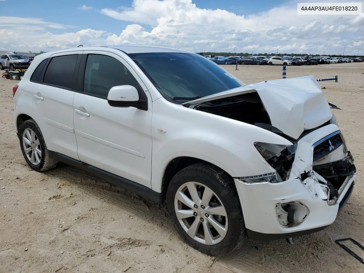 2015 Mitsubishi Outlander Sport Es VIN: 4A4AP3AU4FE018220 Lot: 69246614