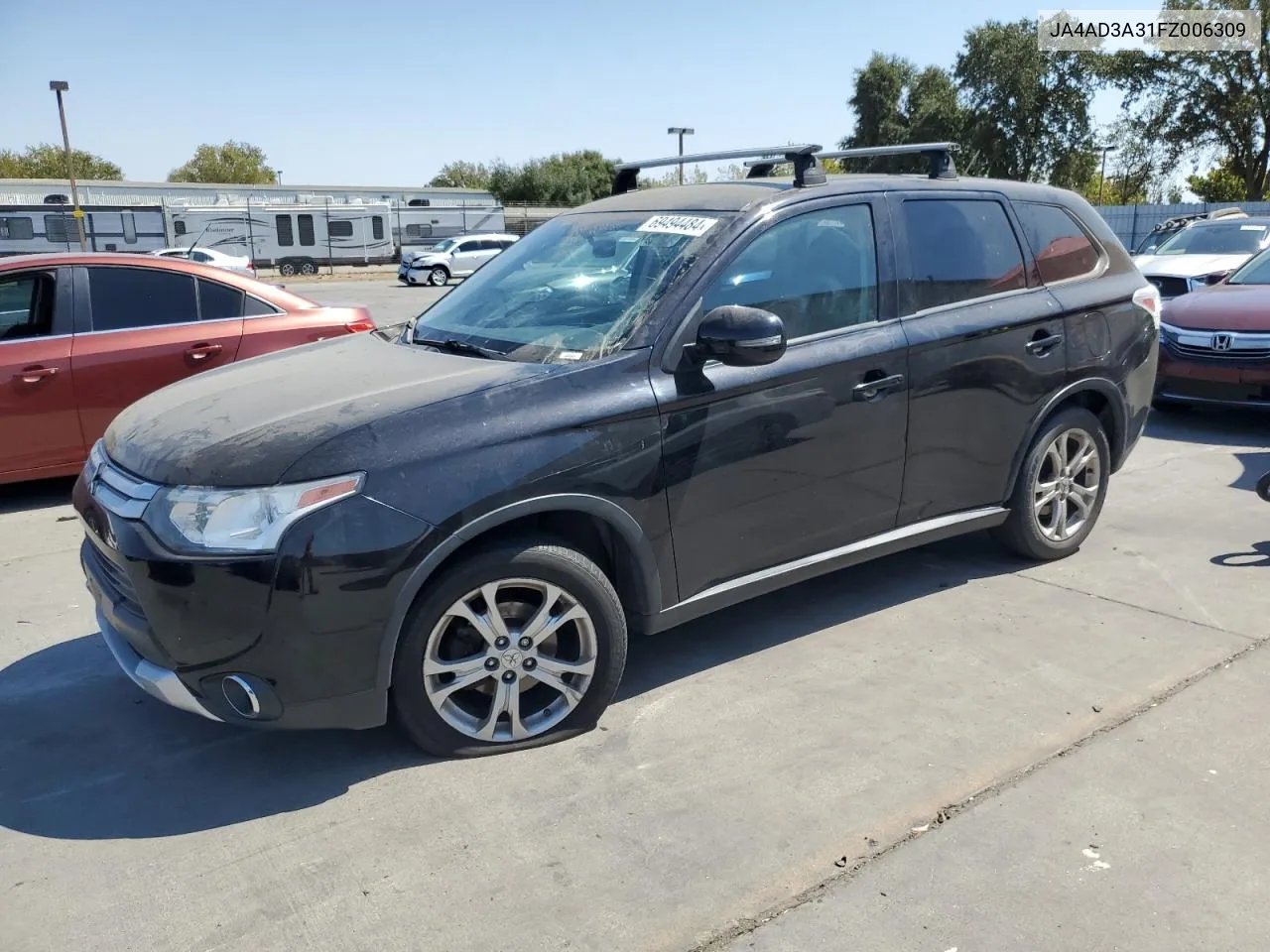 2015 Mitsubishi Outlander Se VIN: JA4AD3A31FZ006309 Lot: 69494484