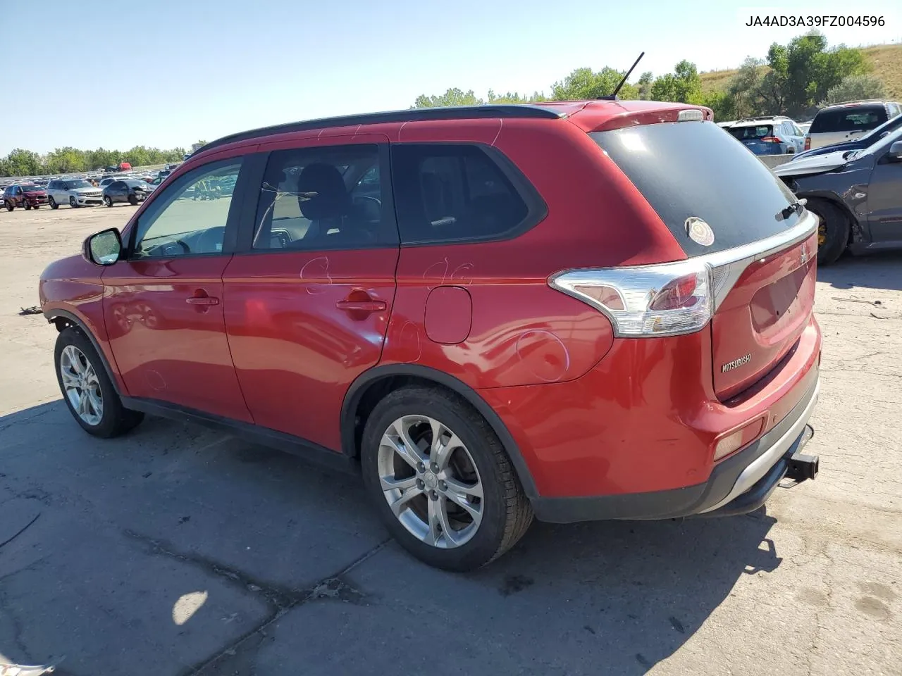 2015 Mitsubishi Outlander Se VIN: JA4AD3A39FZ004596 Lot: 69975934