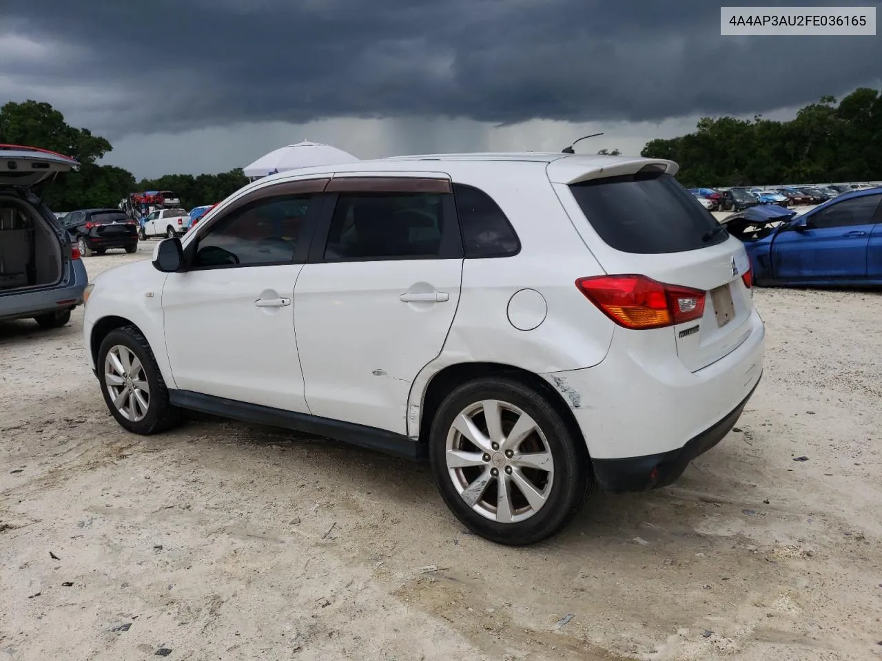 2015 Mitsubishi Outlander Sport Es VIN: 4A4AP3AU2FE036165 Lot: 70445704