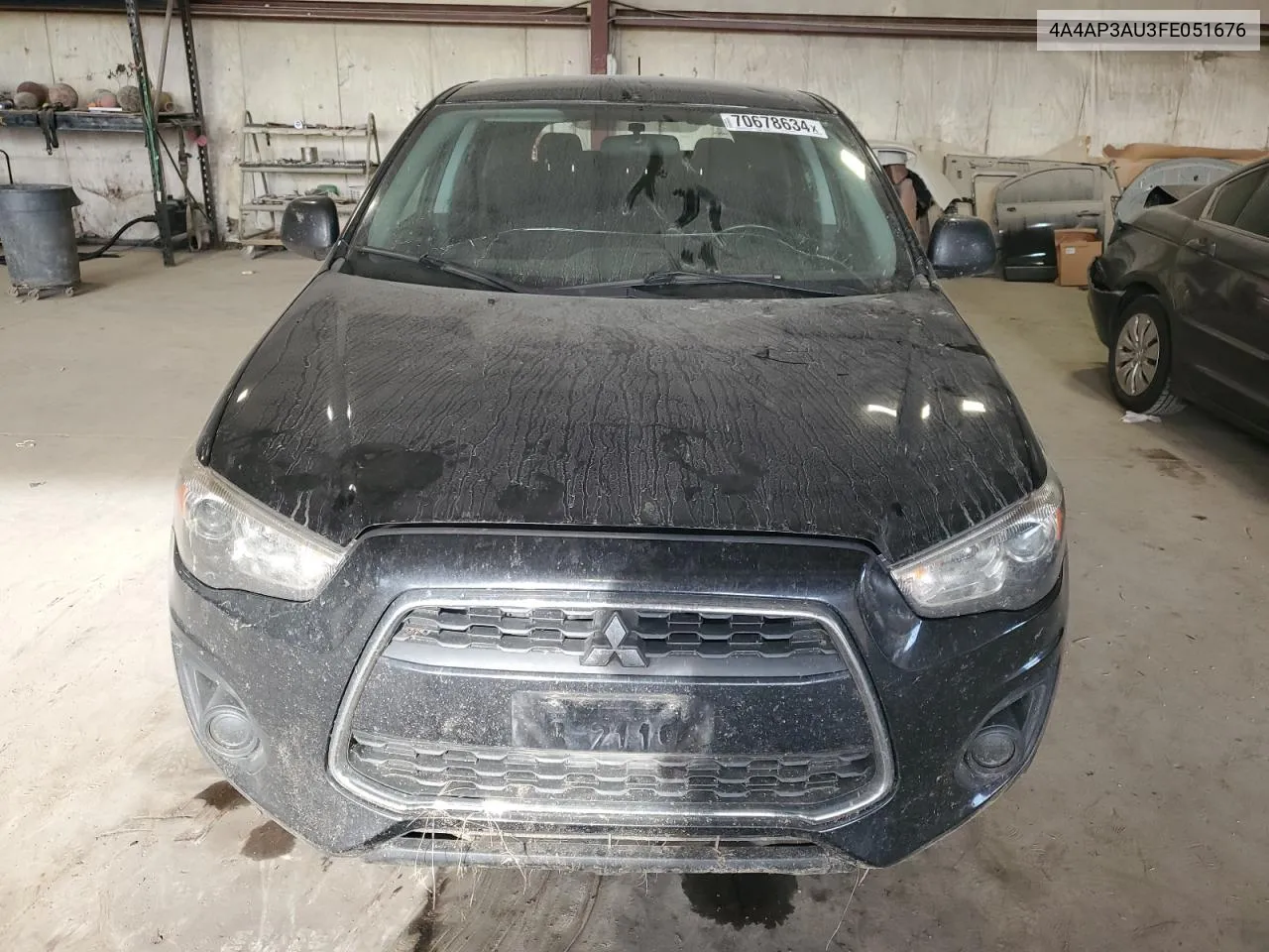 2015 Mitsubishi Outlander Sport Es VIN: 4A4AP3AU3FE051676 Lot: 70678634